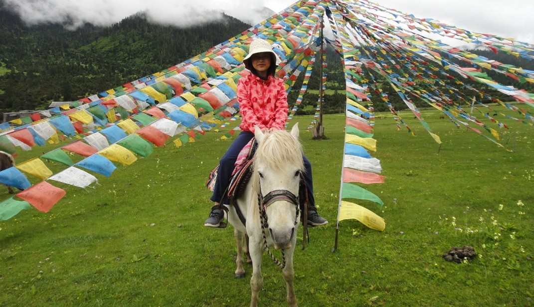 Songyun in Tibet, age 11